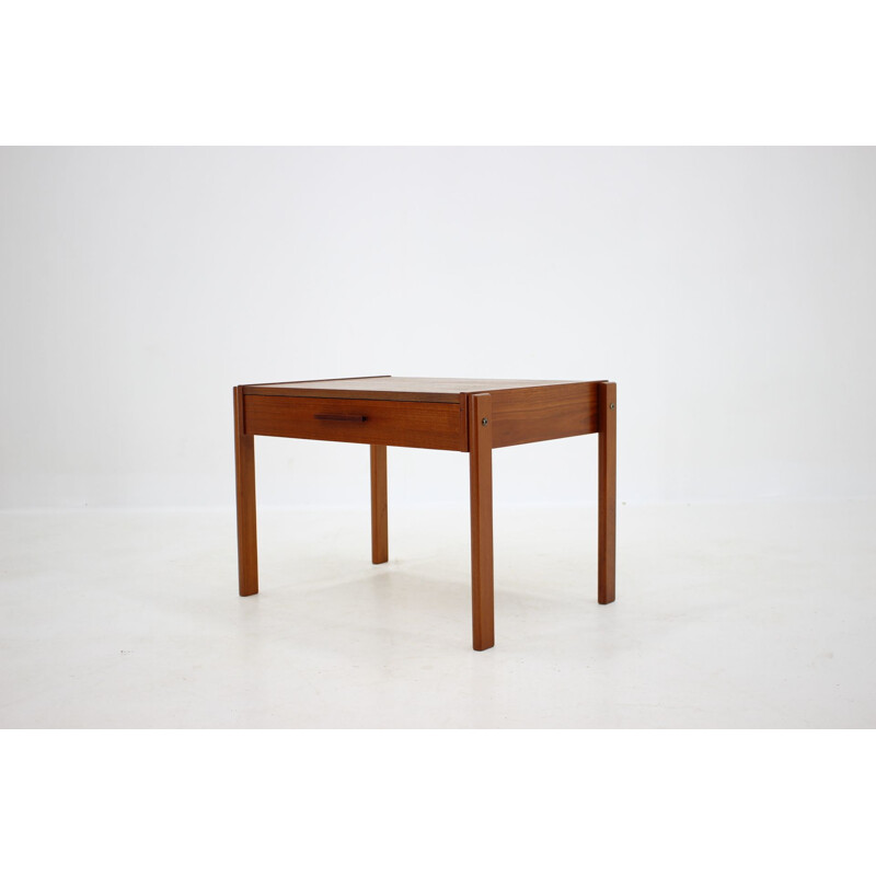 Danish vintage teak wood side table, 1960s