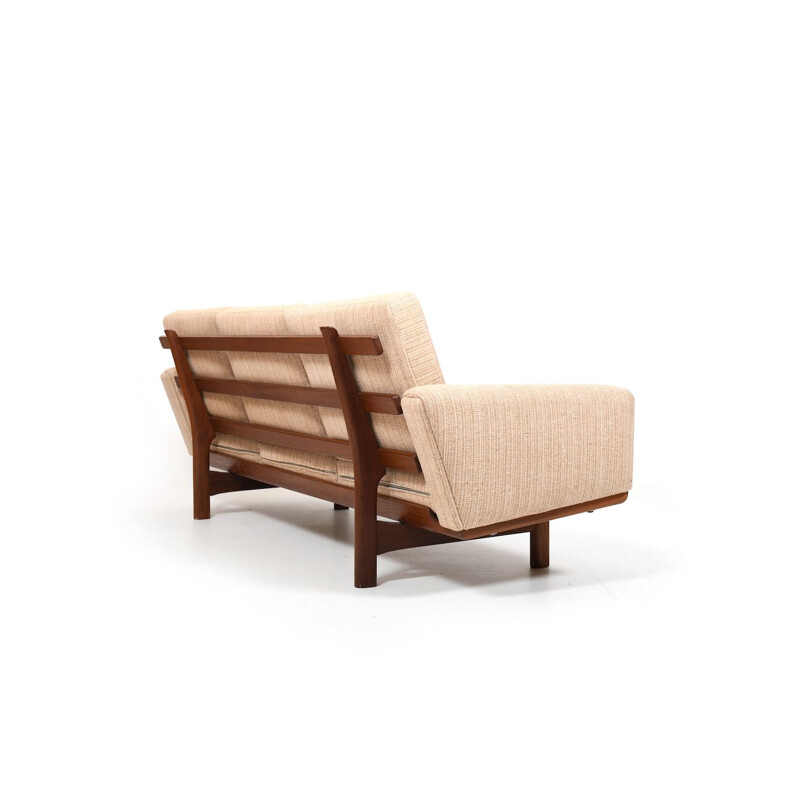 Vintage Ge-236 3 sofa in solid teak by Hans J. Wegner for Getama, 1950s