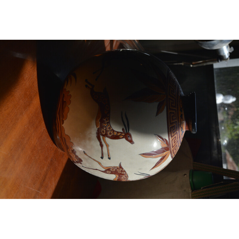 Vase boule Keralouve vintage