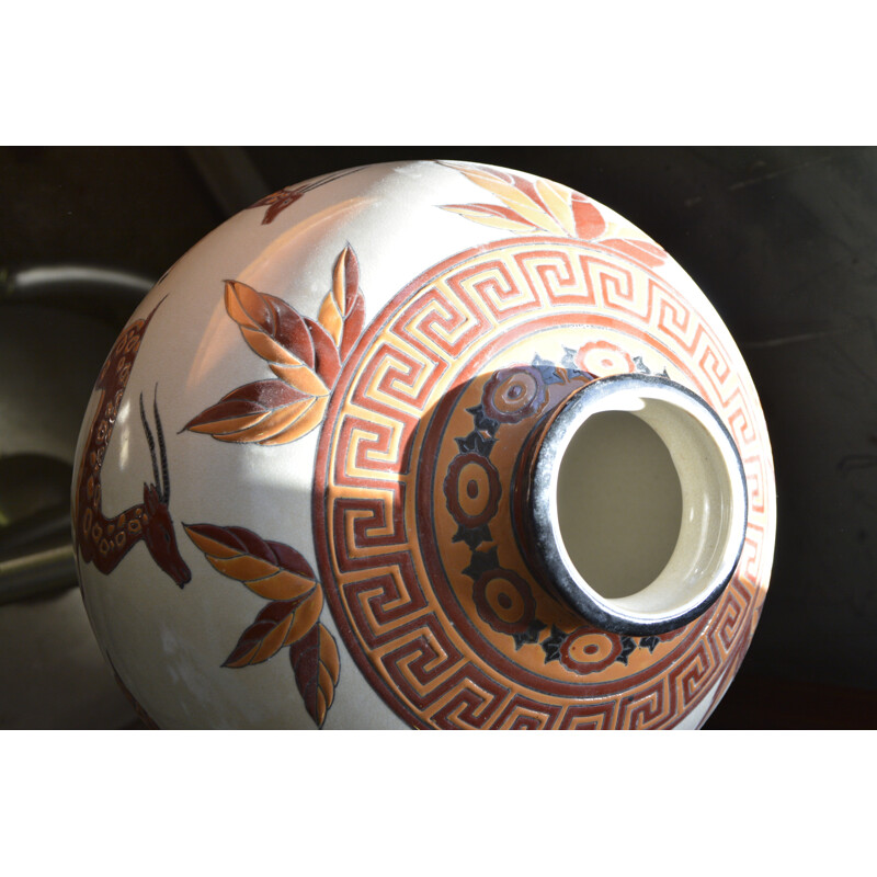 Vase boule Keralouve vintage