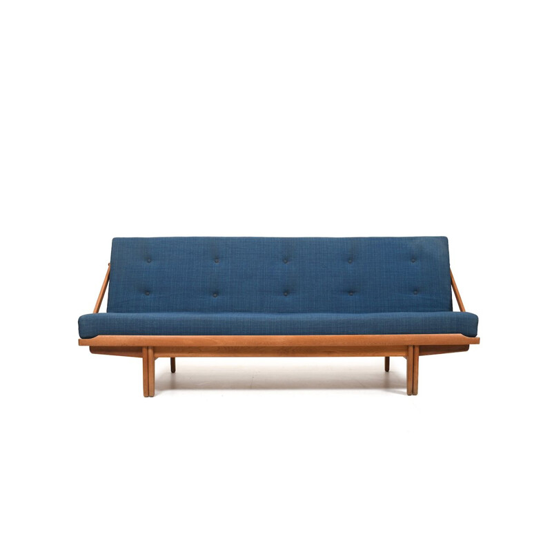 Mid century oakwood Danish daybed by Poul M. Volther for Frem Røjle, Denmark 1950s