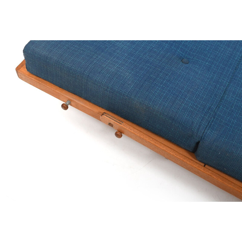 Vintage Danish oak daybed por Poul M. Volther para Frem Røjle, Dinamarca 1950