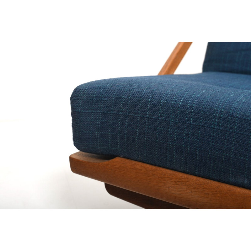 Mid century oakwood Danish daybed by Poul M. Volther for Frem Røjle, Denmark 1950s