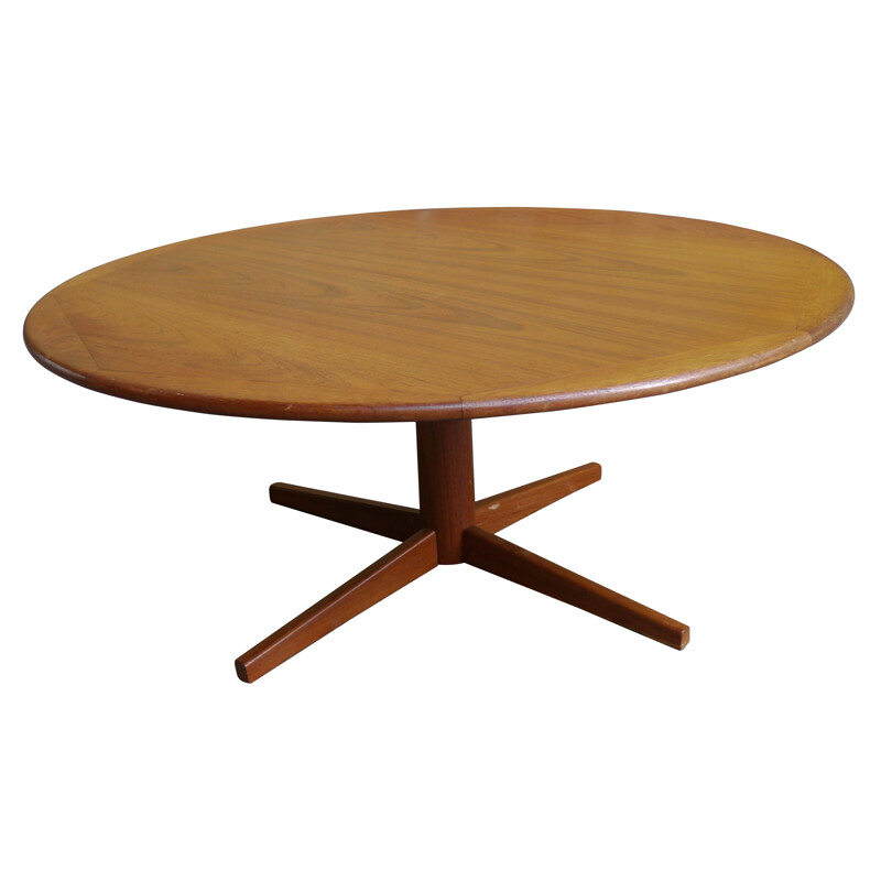 Scandinavian round coffee table - 1960s