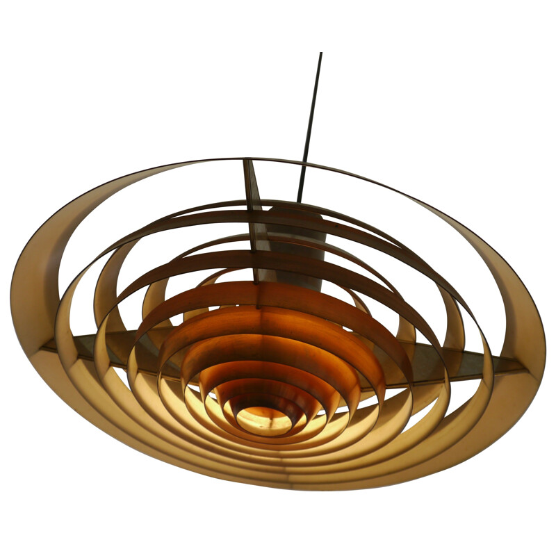 Brass hanging lamp "Langelinie", Poul HENNINGSEN - 1960s