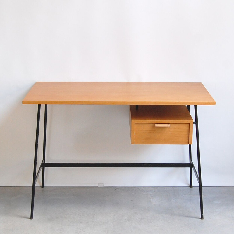 Vintage Cm136 bureau van Pierre Paulin voor Thonet, 1950