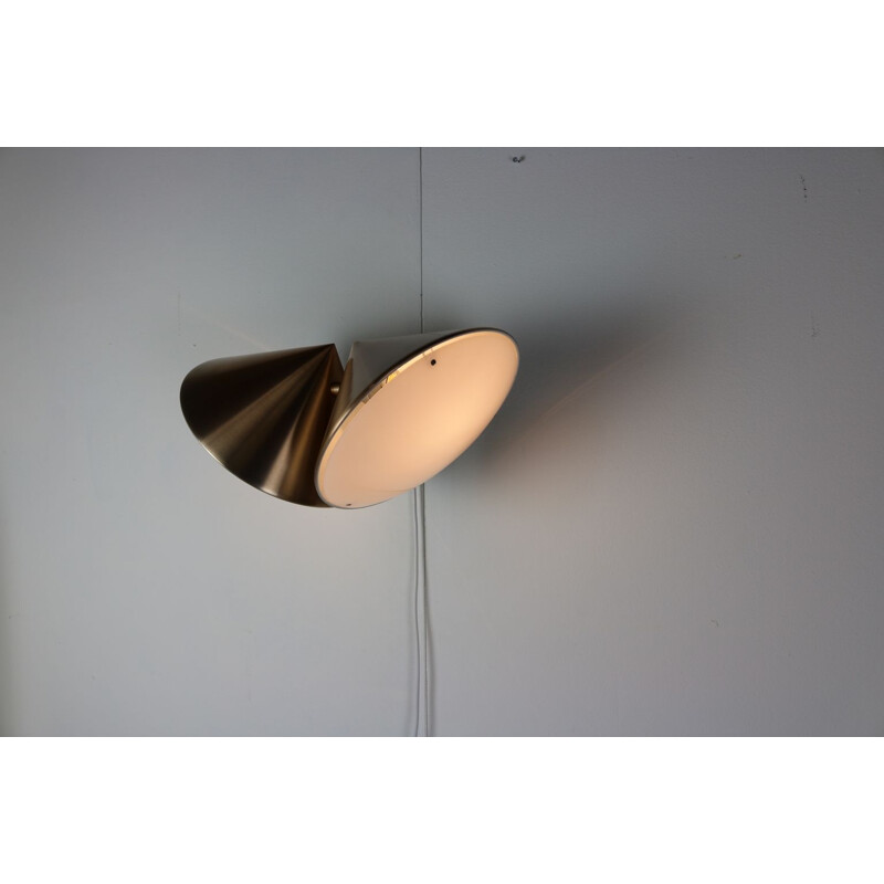 Vintage double cone wall lamp C1650 by Maija Liisa Komulainen for Raak, Netherlands 1960