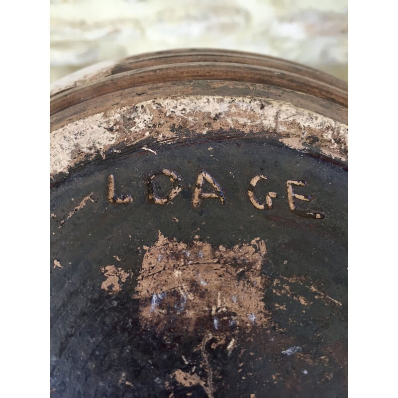Vase vintage art déco en céramique de Louis Dage