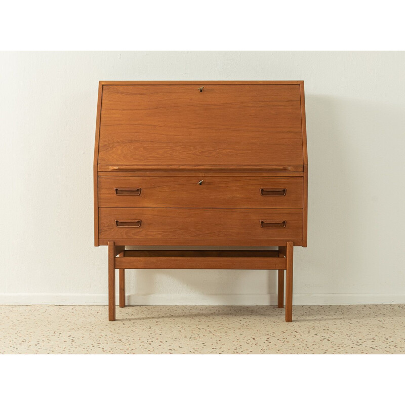 Vintage teak veneer secretary by Arne Wahl Iversen, Denmark 1960