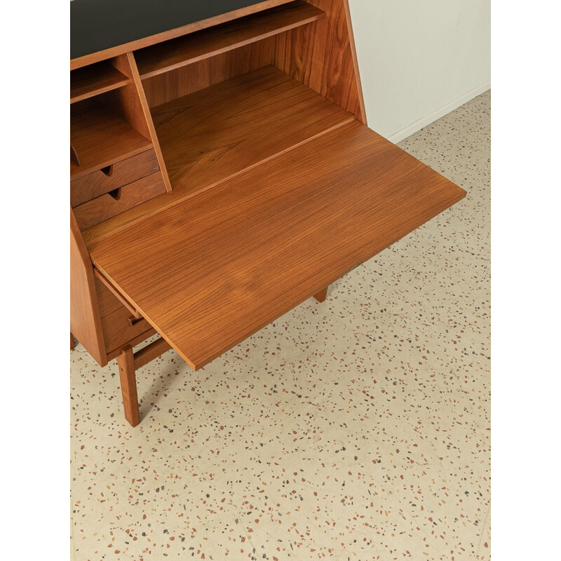 Vintage teak veneer secretary by Arne Wahl Iversen, Denmark 1960