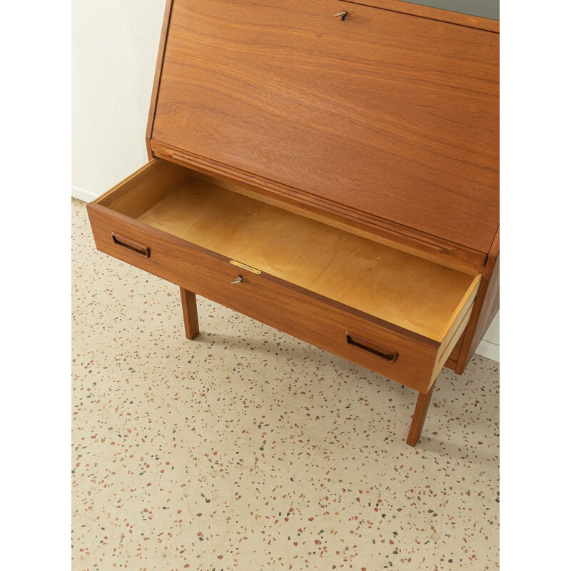 Vintage teak veneer secretary by Arne Wahl Iversen, Denmark 1960