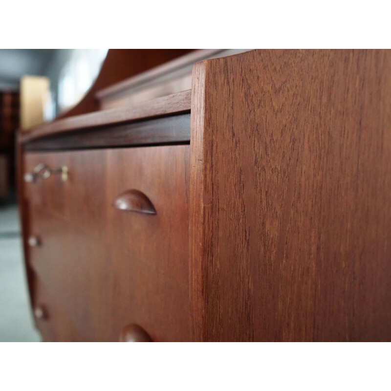 Scandinavian teak desk, Finland 1960