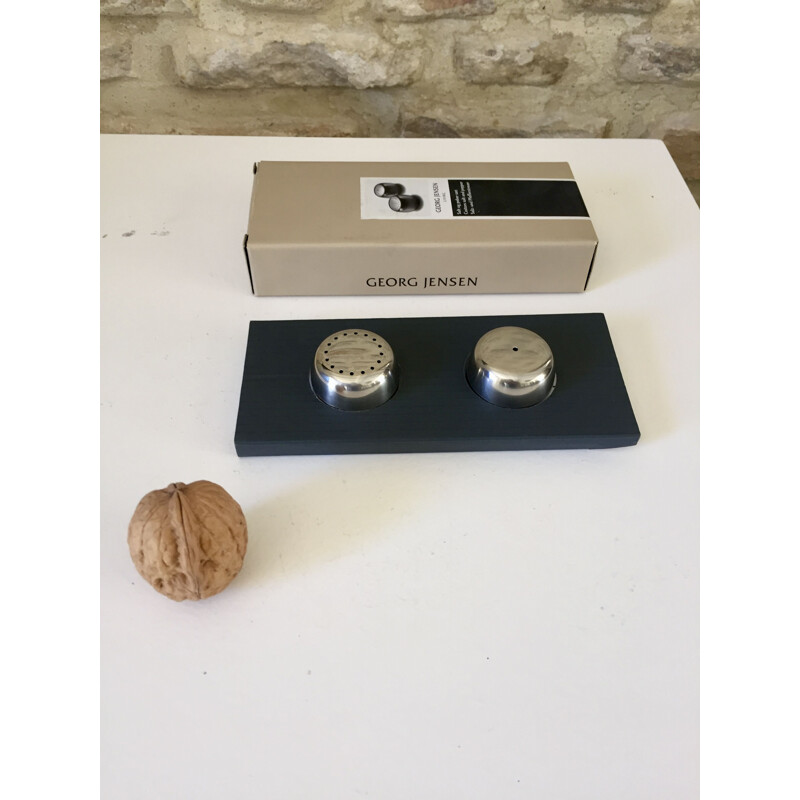 Vintage salt and pepper shakers by Henning Koppel for Georg Jensen