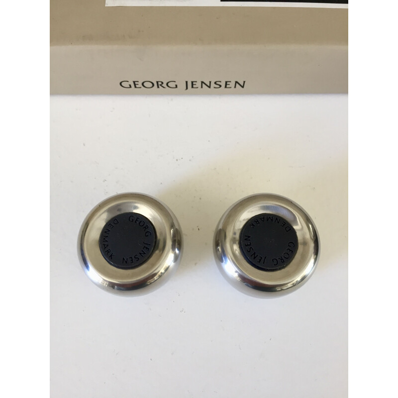 Vintage salt and pepper shakers by Henning Koppel for Georg Jensen