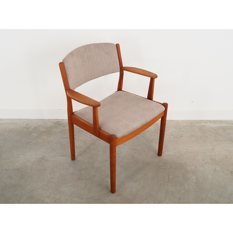 Silla vintage de roble de Poul M Volther para Fdb, 1960