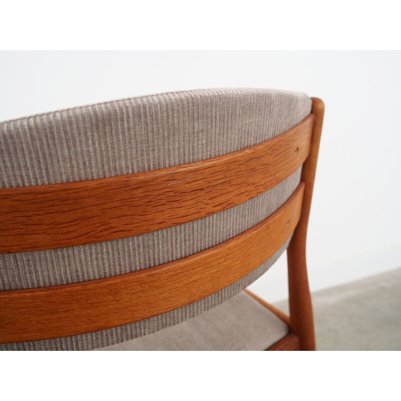 Oakwood vintage chair by Poul M Volther for Fdb, 1960s