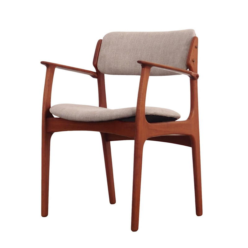 Sedia vintage in teak di Erik Buch per O.D. Møbler, Danimarca 1960