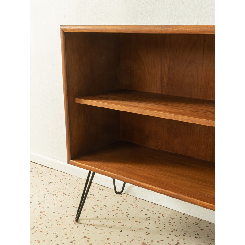 Vintage teak veneer sideboard with two doors by Wk Möbel, Germany 1960