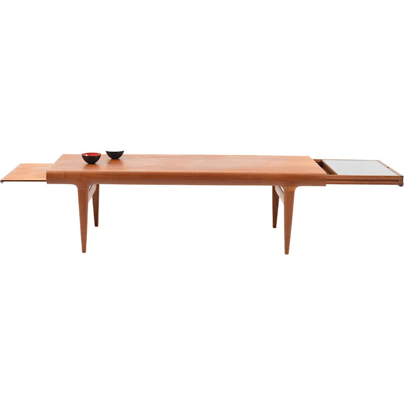 Danish CFC Silkeborg coffee table in teak, Johannes ANDERSEN - 1960s