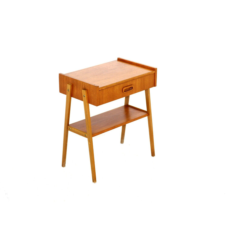 Vintage teak night stand, Sweden 1960