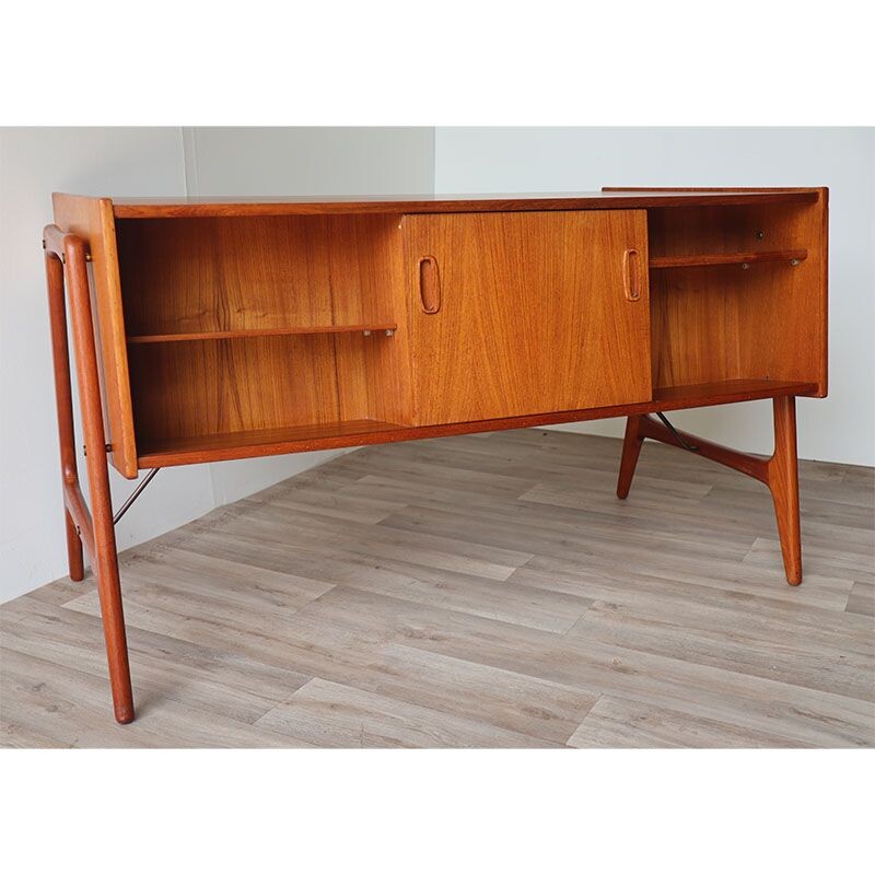 Scandinavian vintage teak desk by Arne Wahl Iversen, 1960