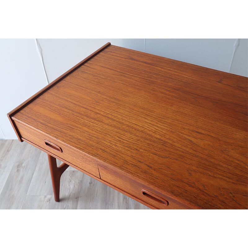 Scandinavian vintage teak desk by Arne Wahl Iversen, 1960