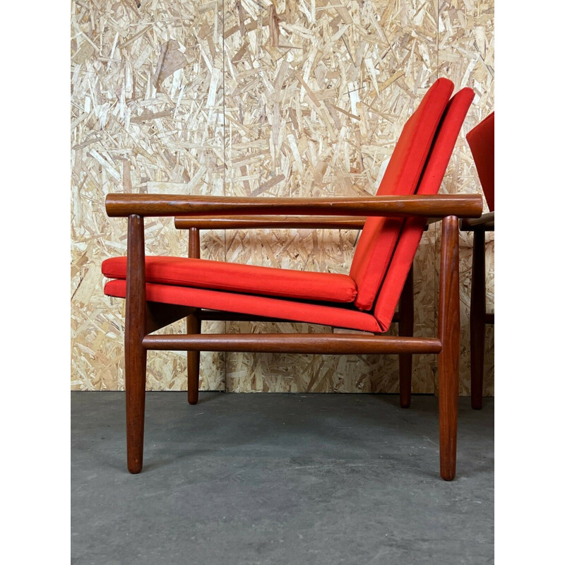 Pair of vintage armchairs by Kai Lyngfeld Larsen for Søborg Møbler, 1960s