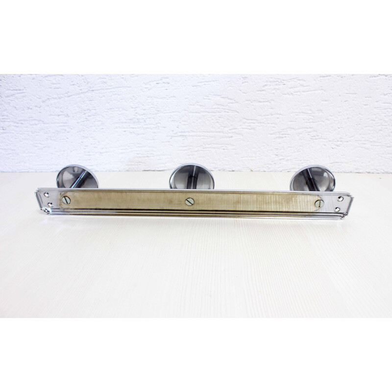 Vintage coat rack in chromed metal, 1960-1970