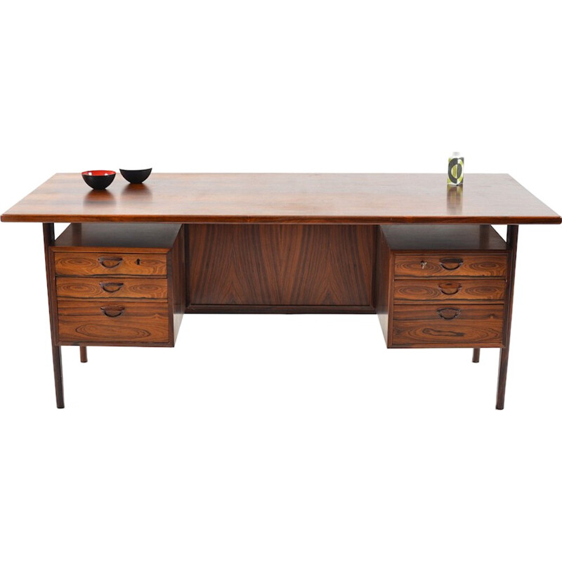 Danish Feldballes Furniture desk in rosewood, Kai KRISTIANSEN - 1960s