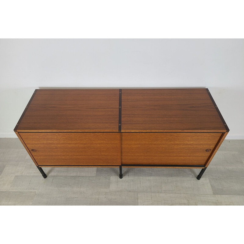 Vintage teak sideboard by Guariche Mortier Motte for Arp Minvielle