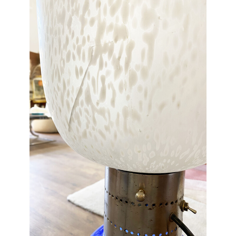 Vintage-Stehlampe aus Muranoglas von Carlo Nason für Mazzega. Italien 1970