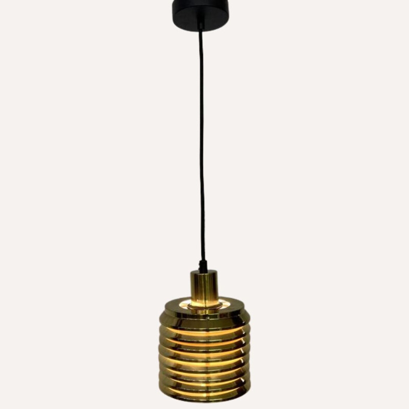 Vintage T-642 brass suspension by Hans Agne Jakobsson for Markaryd, Sweden 1960