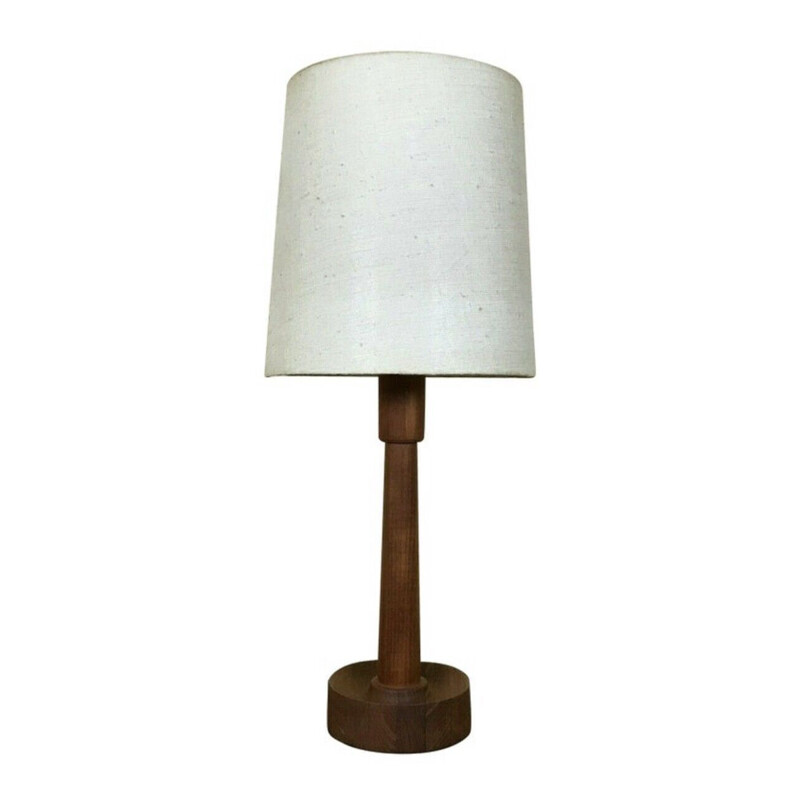 Vintage table lamp in teak, 1960-1970s