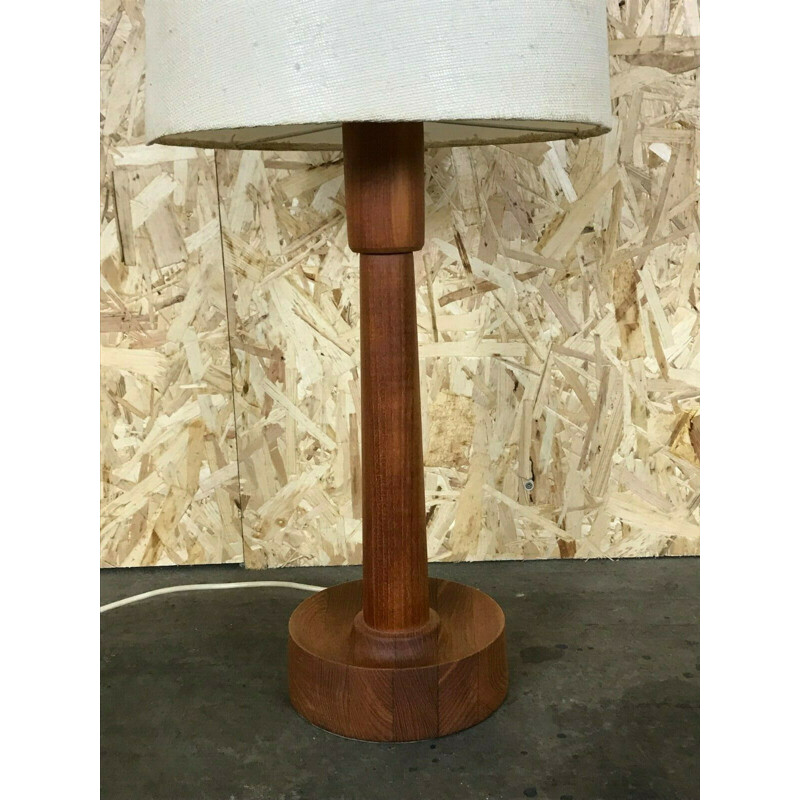 Lampe de table vintage en teck, 1960-1970