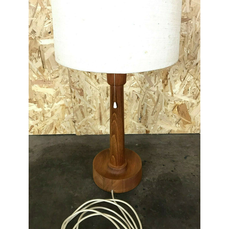 Lampe de table vintage en teck, 1960-1970