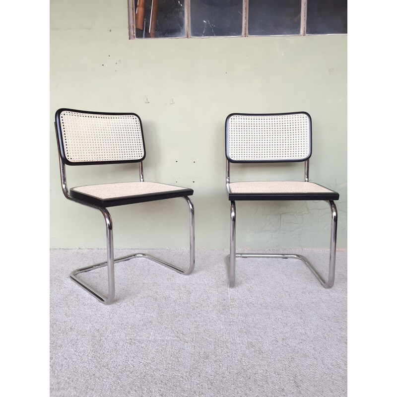 Cadeira Vintage Cesca B32 de Marcel Breuer, Itália