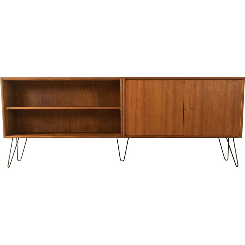 Credenza vintage a due ante in impiallacciatura di teak di Wk Möbel, Germania 1960