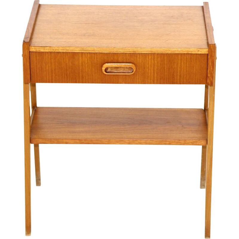 Vintage teak night stand, Sweden 1960