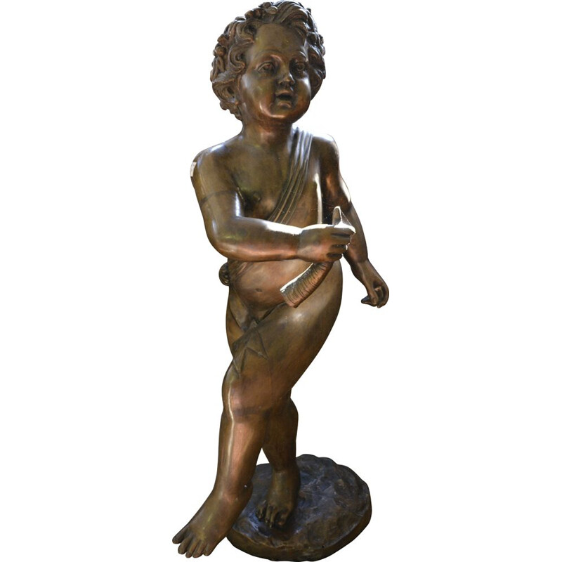 Set of vintage cherubs in bronze