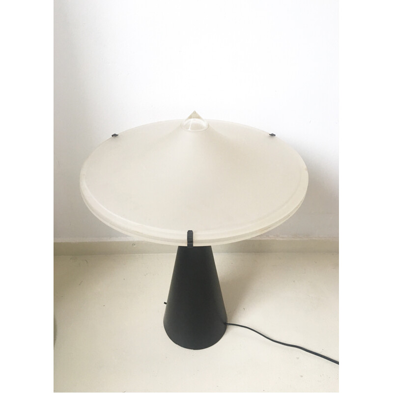 Lampe de table "Alien" Cesaro L. en verre et métal - 1970