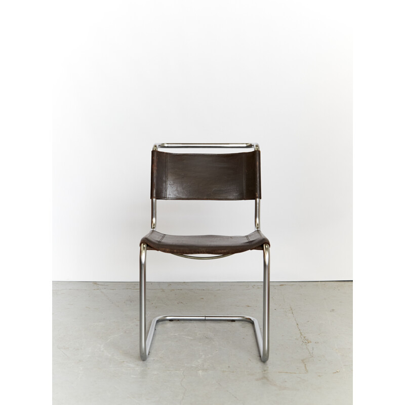 Set of 4 vintage chairs by Mart Stam for Thonet