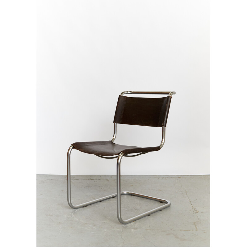 Juego de 4 sillas vintage de Mart Stam para Thonet