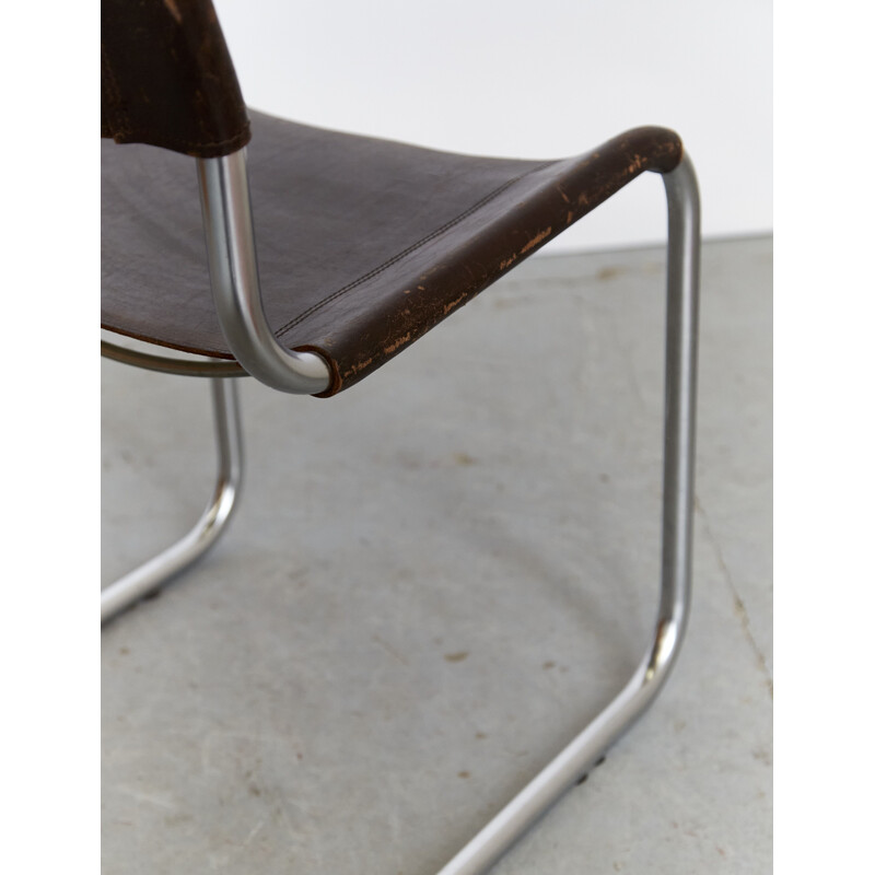 Set of 4 vintage chairs by Mart Stam for Thonet