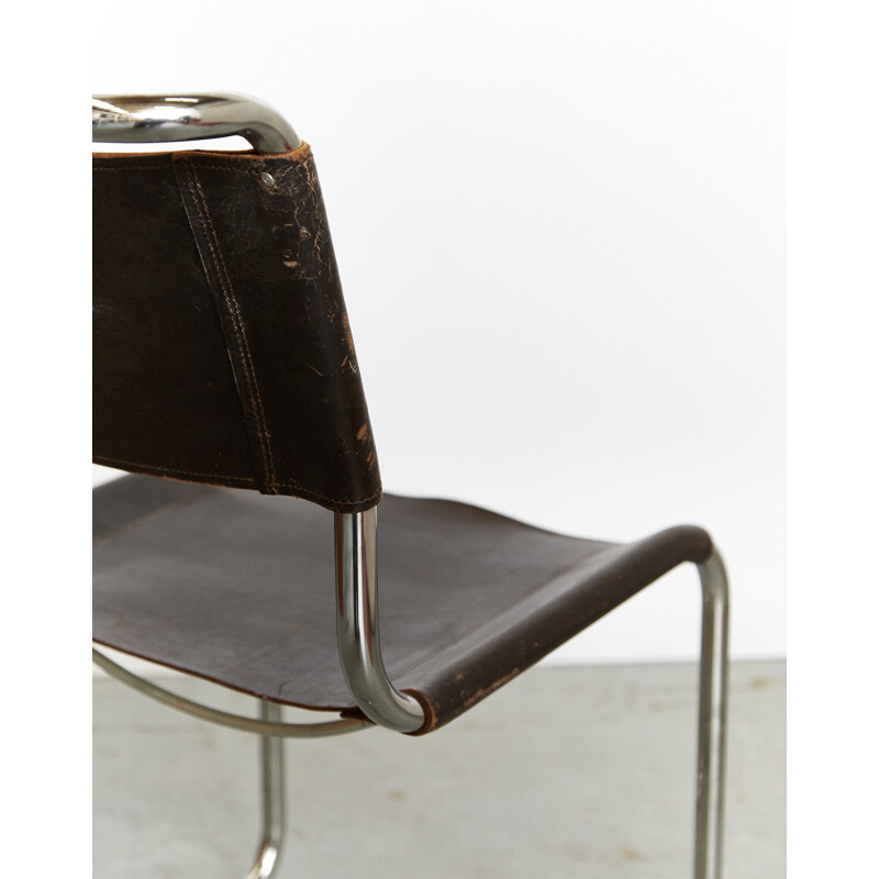 Par de cadeiras cantilever vintage S33 de Mart Stam para Thonet