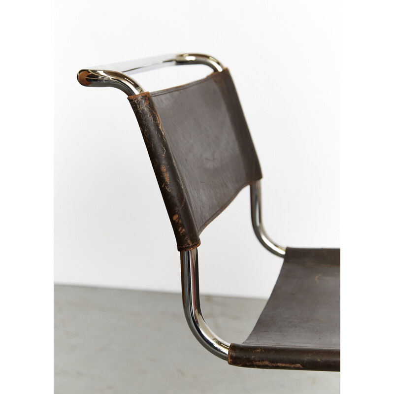 Coppia di sedie cantilever vintage S33 di Mart Stam per Thonet