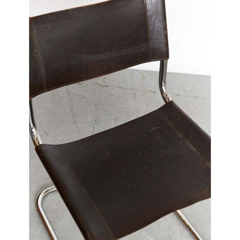 Coppia di sedie cantilever vintage S33 di Mart Stam per Thonet