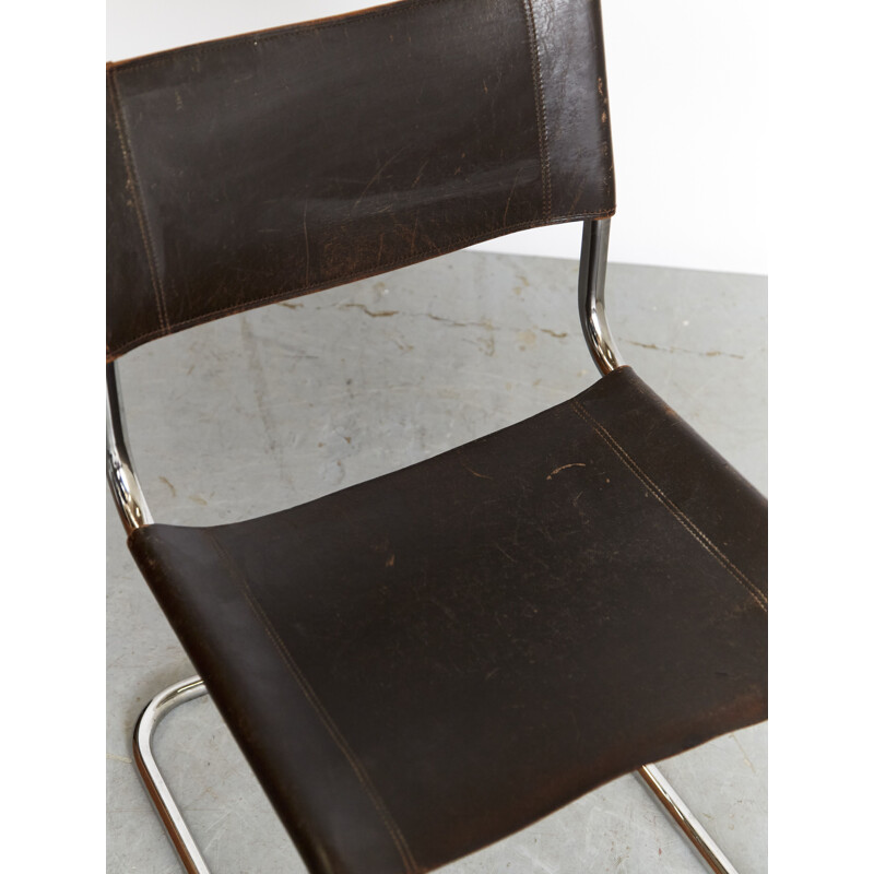 Par de cadeiras cantilever vintage S33 de Mart Stam para Thonet