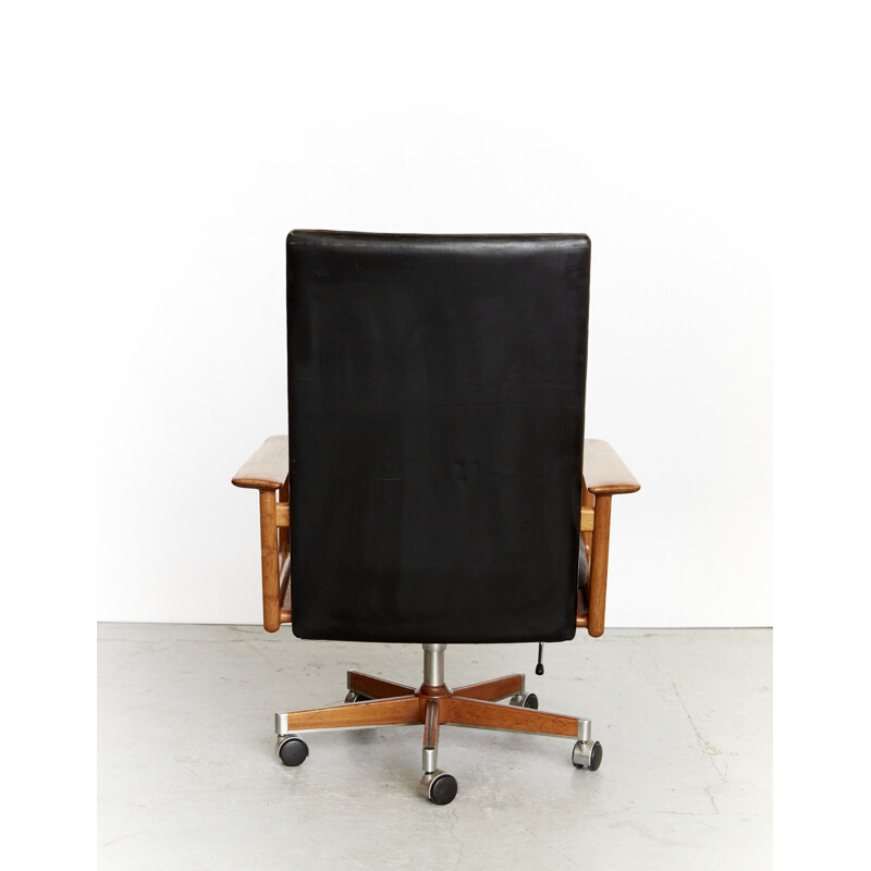 Vintage highback office armchair 419 by Arne Vodder for Sibast