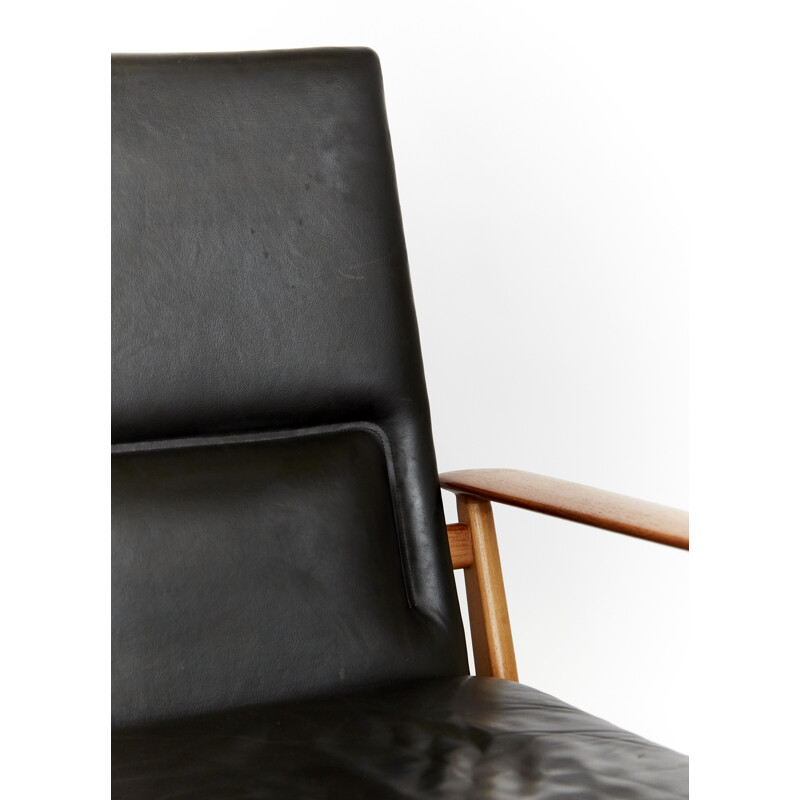 Vintage highback office armchair 419 by Arne Vodder for Sibast