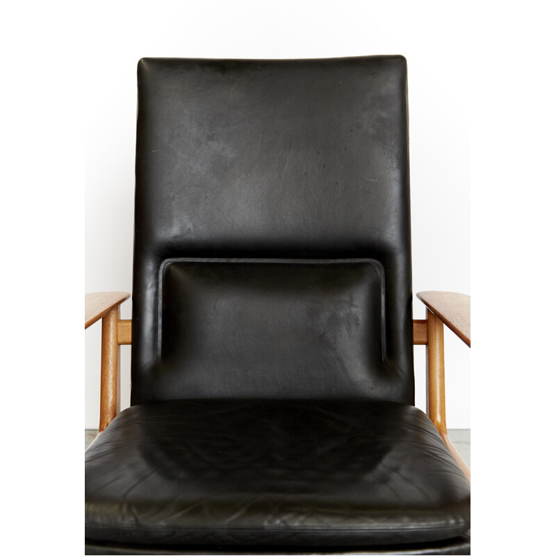 Vintage highback office armchair 419 by Arne Vodder for Sibast